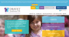 Desktop Screenshot of dravet.org.uk